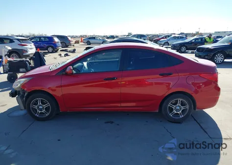 2012 Hyundai Accent Gls from USA, damaged, VIN KMHCT4AE3CU120213